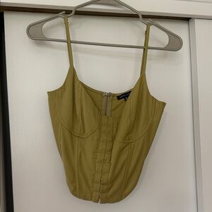 Kendall & Kylie Olive Camisole Top